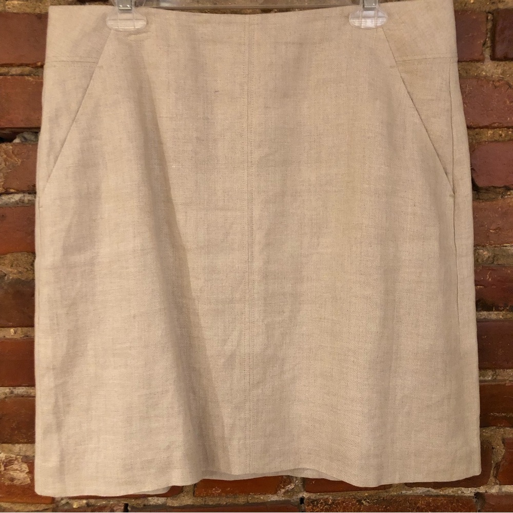 Anne Taylor linen skirt (tall)